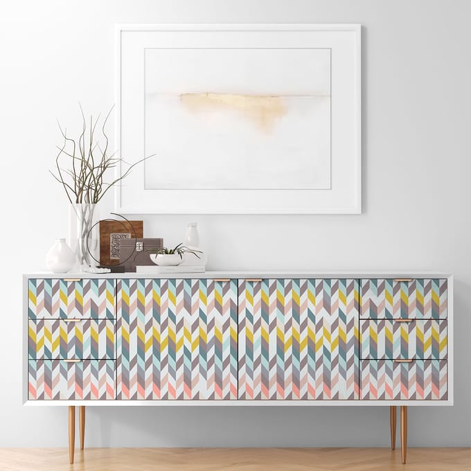 Scandinavische meubelsticker Olaf 40 x 60 cm