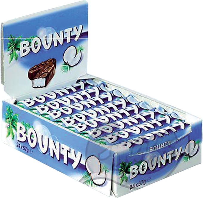 Snoep bounty reep 24x57 gram