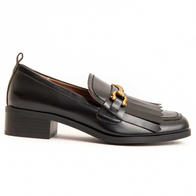 Mocasín De Tacón Para Mujer.  Montevita  Megane  95702 36 zwart