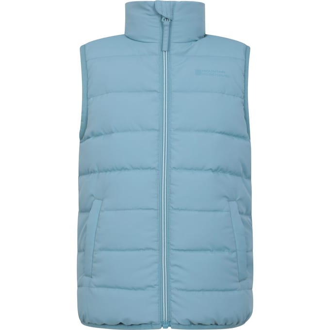 Mountain Warehouse Kinderen/Kinderen Rocko Waterafstotend Gewatteerd Gilet (Lichtblauw)