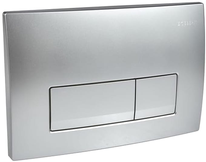 Mat Chroom Bedieningsplaat voor Delta51 Toiletten
