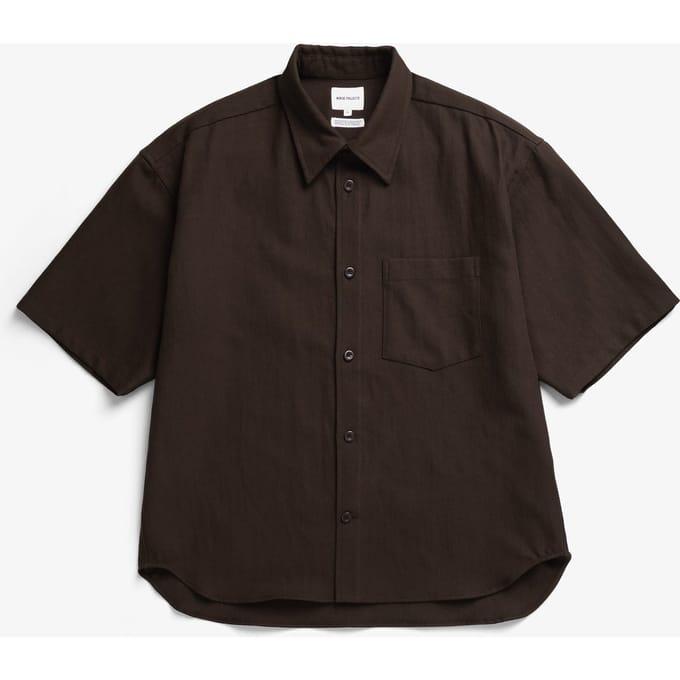 Ulriken Oversized Cotton Linnen Twill ss Shirt