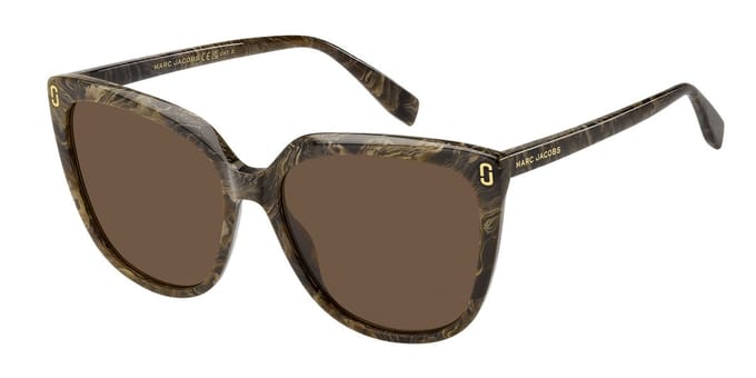 Marc Jacobs MJ 1137/S BROWN MARBLE 57/16/145 Damenbrillen Zonnebrillen