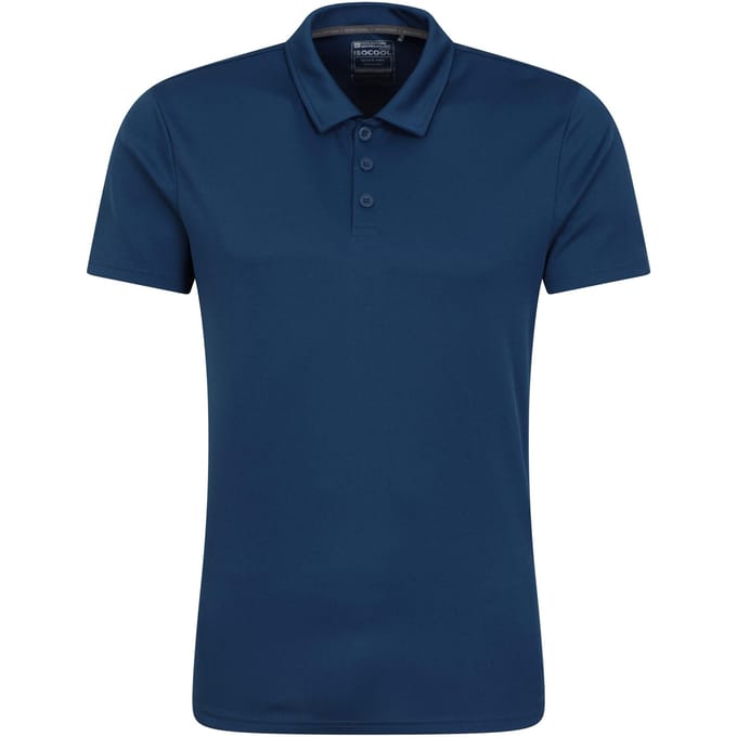 Mountain Warehouse Heren Endurance IsoCool Poloshirt (Donkerblauw)