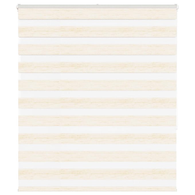 vidaXL - Zebra - rolgordijn - 105x150 - cm - stofbreedte - 100,9 - cm - marmerbeige