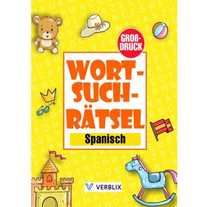 Wortsuchrätsel Spanisch - Verblix Press