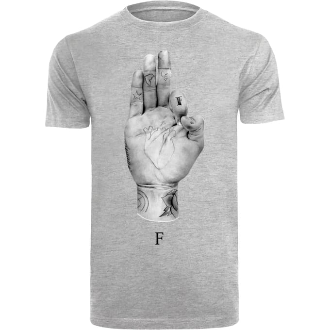 Mister Tee - FMS Sign Lights Heren Tshirt - S - Grijs