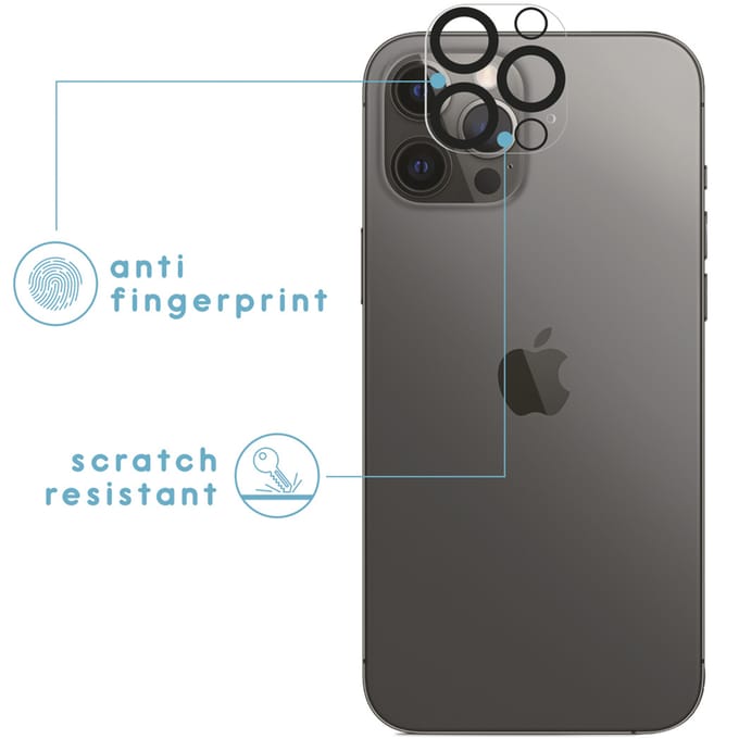 imoshion Camera Lens Protector - Geschikt geschikt voor Apple iPhone 12 Pro Max - 2 Pack