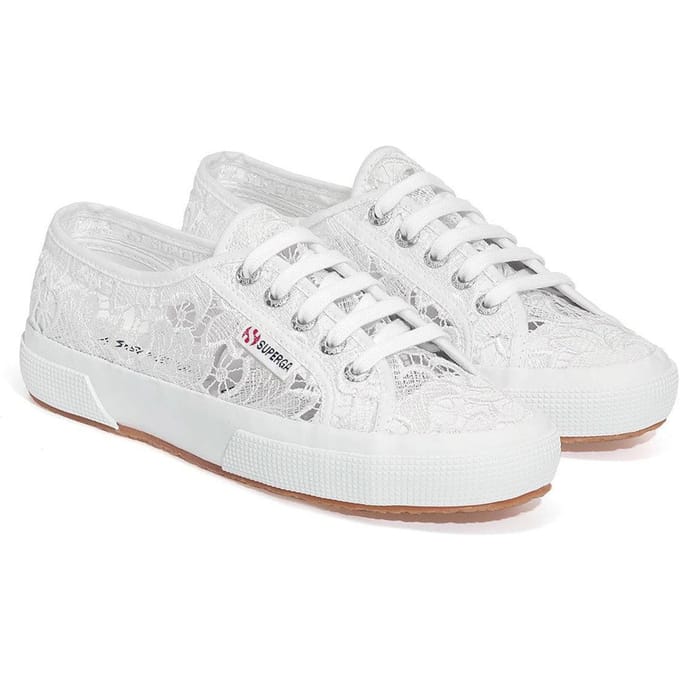 Superga Dames/Dames 2750 Macramé Sportschoenen (Wit)