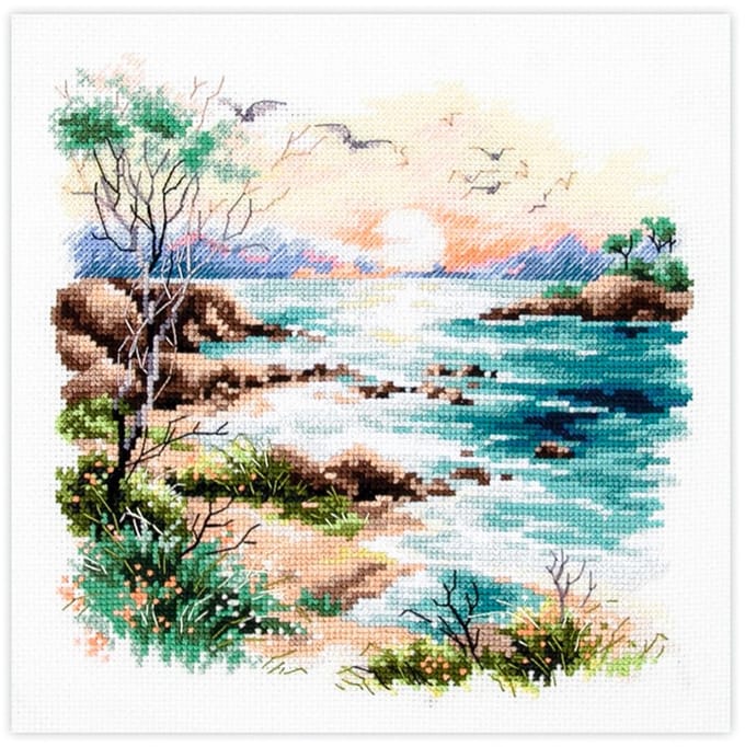 Borduurpakket Sea Sunset - Magic Needle - 070-016