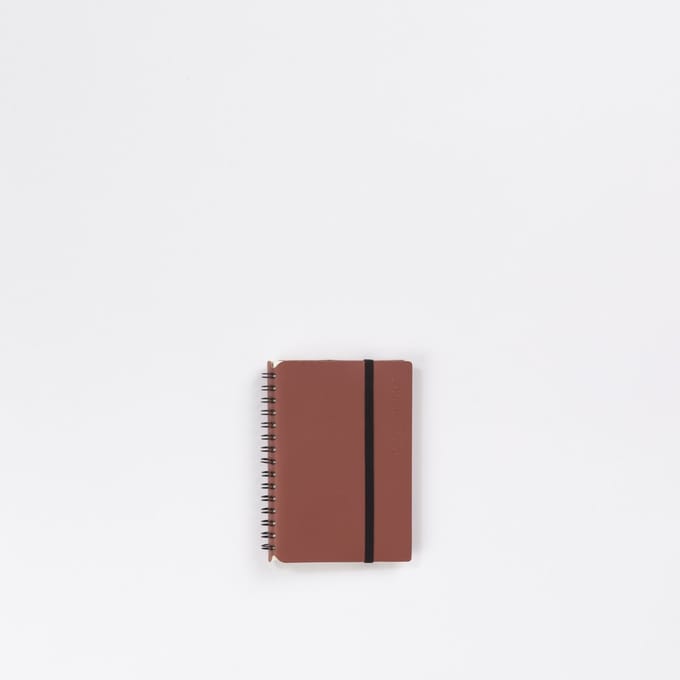 Vacavaliente - Notitieboek A6 - Gerecycled Leer - Bruin