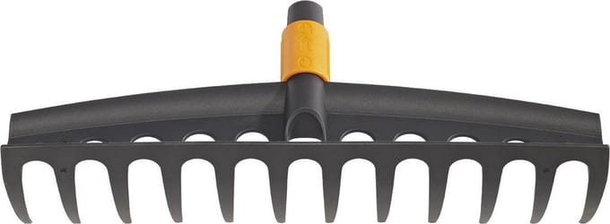 Fiskars Quikfit Hark - Grashark Opzetstuk - Tuingereedschap - Gehard Staal