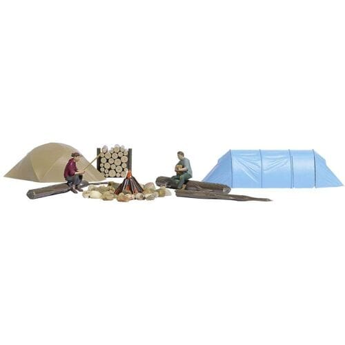 Busch 79823 H0 Actieset wild kamperen figuren Bouwpakket