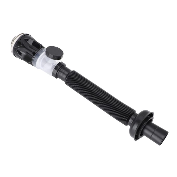 Tuyau d'évacuation d'évier extensible flexible Tuyau d'évacuation d'évier inodore Siphon de sol d'évier Kit d'évacuation d'évier black