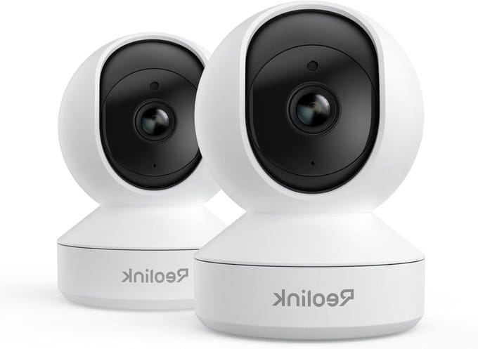 Beveiligingscamera - Dome camera - Huis bewaken - Automatische tracking - 2 Pack - Wit