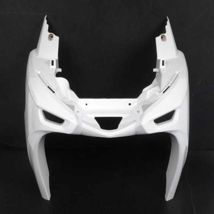Spoiler tablier avant P2R pour scooter Yamaha 50 Aerox Après 2013 blanc Neuf