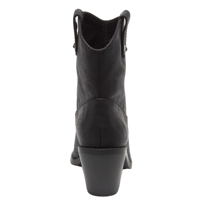 Rocket Dog Dames/Dames Feather Cowboylaarzen (Zwart)