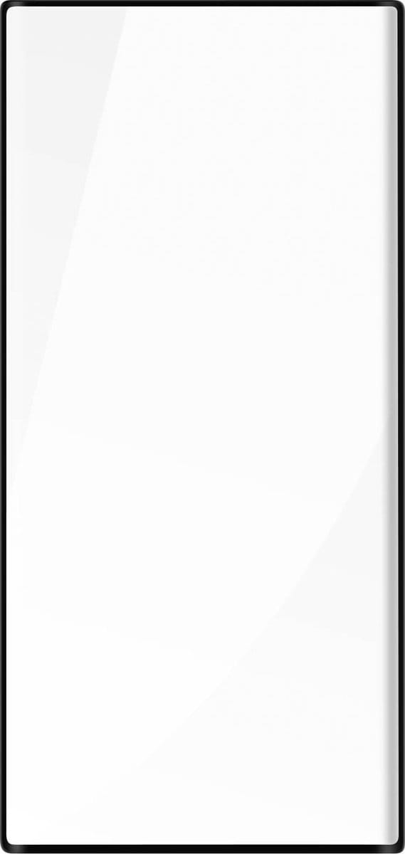 Blue Star, Tempered Glass Screenprotector Geschikt voor Samsung Galaxy S22 Ultra, Zwart