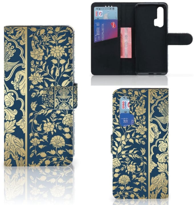 Honor 20 Pro Hoesje Beige Flowers