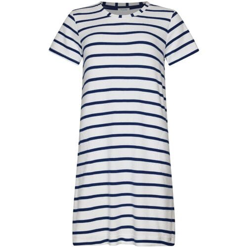 MyRebelle - Jurk - Blue Bay - Blauw/Wit - Gestreept - Maat 42