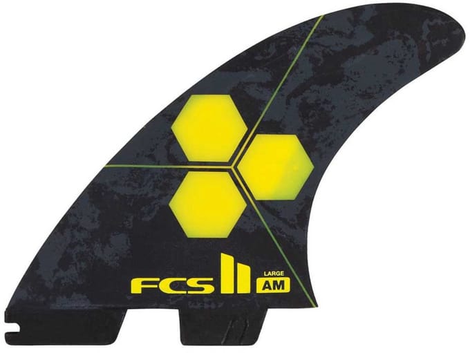 Fcs Ii Am Pc L Tri-quad Fins Vin Zwart