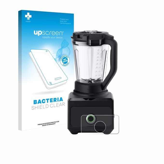 upscreen - Screenprotector voor Braun PowerBlend 9 - Folie Beschermfolie transparant antibacterieel