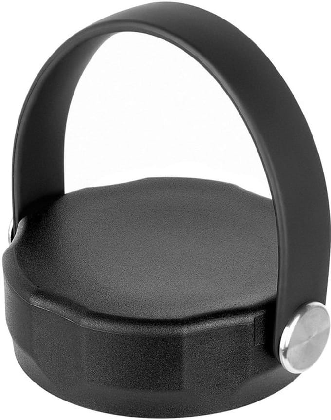 Dailygoody - Waterfles Deksel - Brede Mond - Flex Cap - Zwart