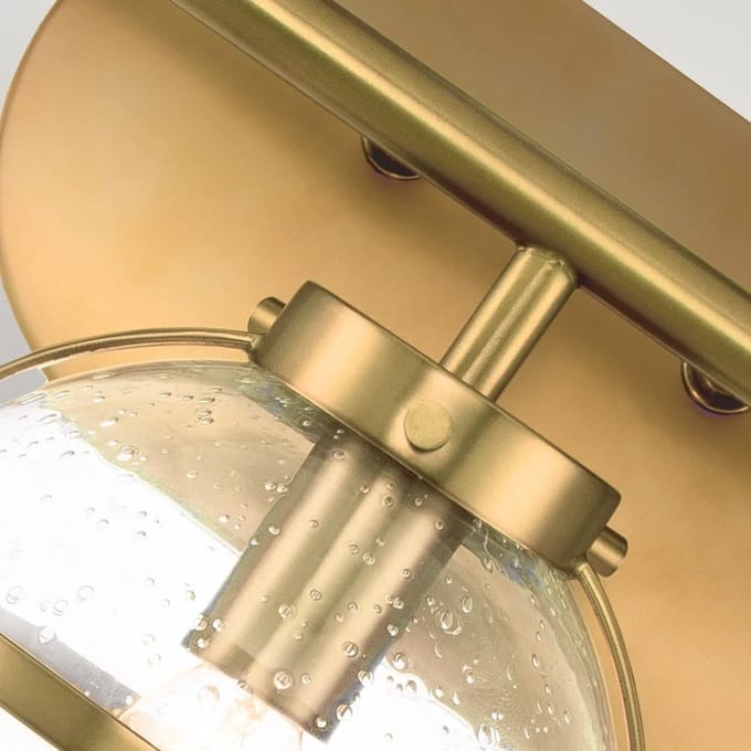 Hinkley LED Badkamerarmatuur Hollis | 3X E14 Max 40W | IP44 | Heritage Brass