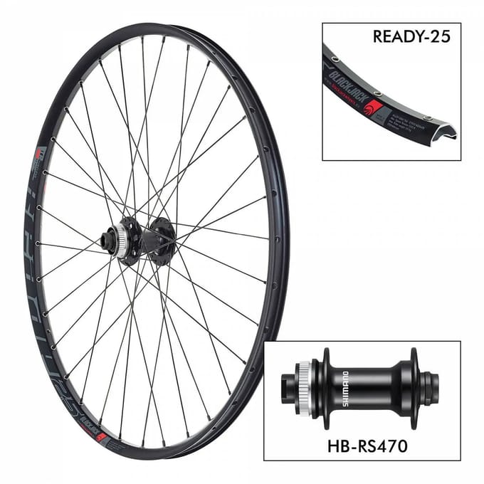 Fietswiel Black Jack D.Ready25 28H - RS470