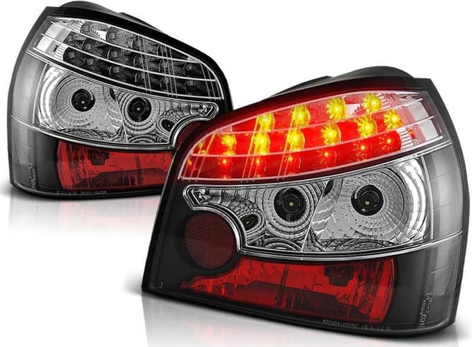 Achterlichten AUDI A3 08 96-08 00 ZWART LED