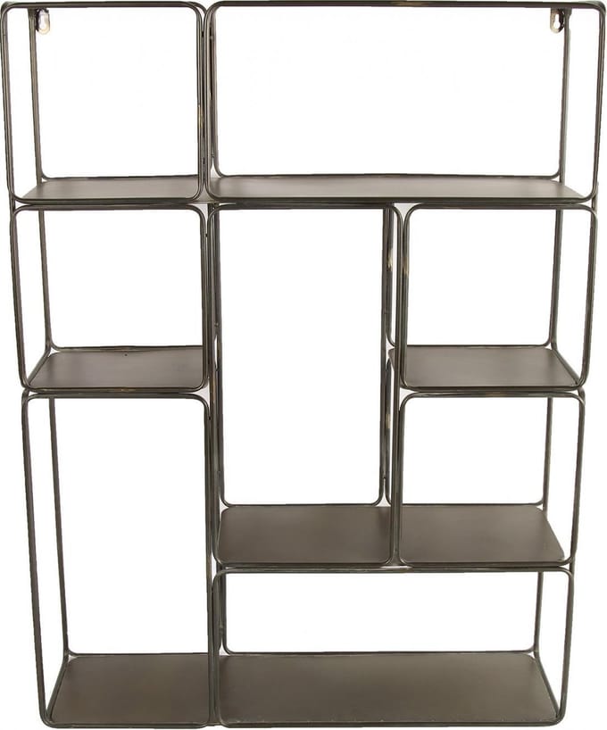Wandrek Laval - Metaal - 60x80cm - Grijs