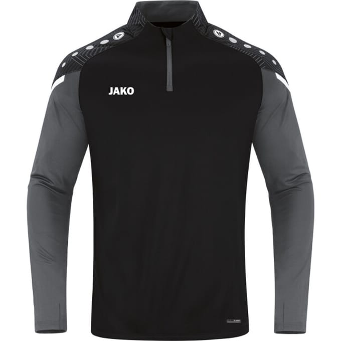 Jako - Ziptop Performance - Zwart Voetbalshirt Kids-128