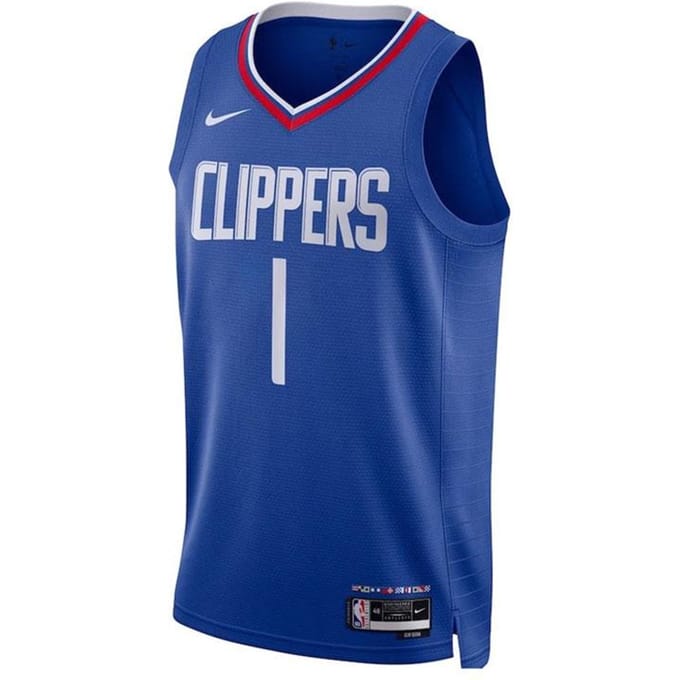 Nike Basketbalshirt Heren Blauw 903999-495 L