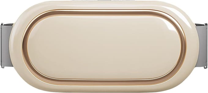 Buikspier Trainer - Lichaamsvormer Riem - Spierversteviging Training - Doelgerichte Dieptemassage - 120 cm Taille - Beige Geel