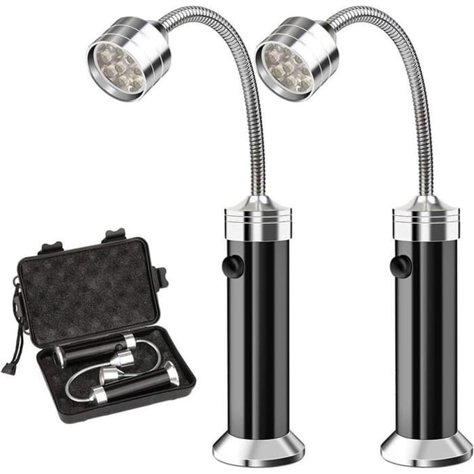 Lère de barbecue - Vegena - Grill Light - LED Super Brillante - Base Magnétique - Réglage 360°