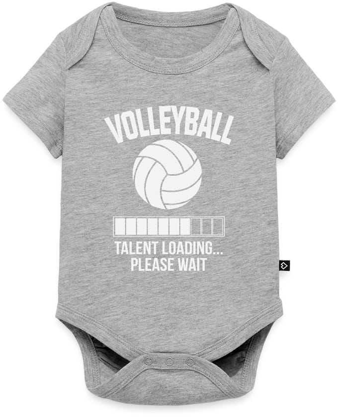 Volleyball Talent Loading Baby Rompertje Met Korte Mouwen