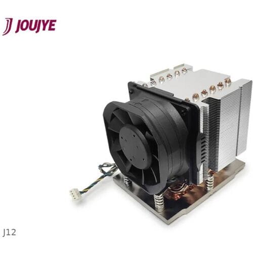 Inter-Tech J-12 Processor Luchtkoeler 8 cm Zwart, Zilver 1 stuk(s)