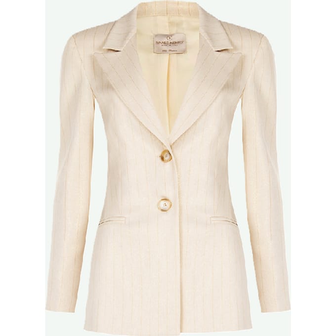 grijs jasje vrouw beige licht