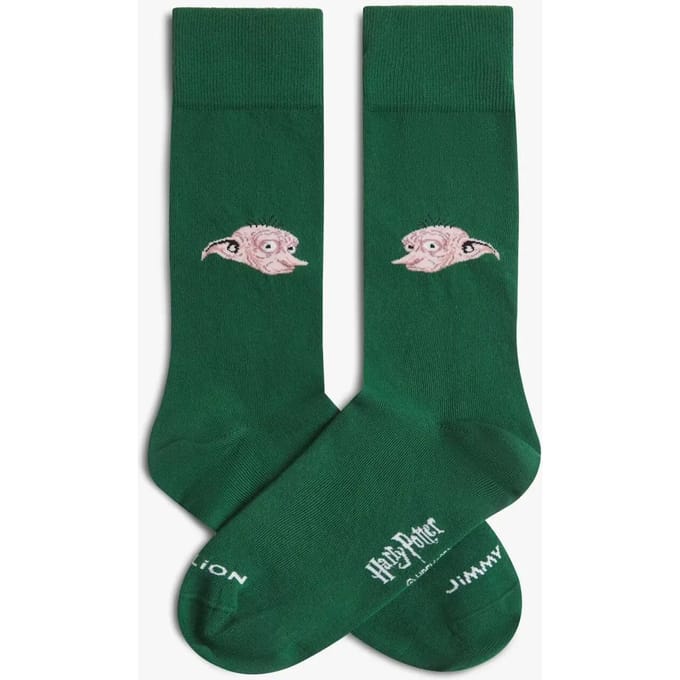 Jimmy Lion unisex sokken harry potter dobby groen (Harry Potter)