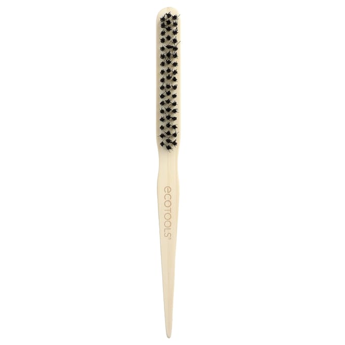 Brosse EcoTools pour lisser en arrière, Tous types de cheveux, 1 Brosse beige
