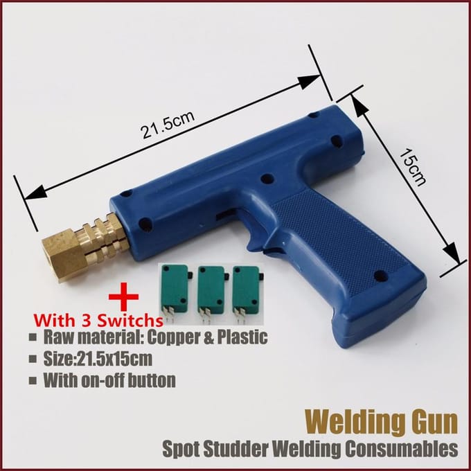 Auto SUV Universele puntlasmachine Spotter Dent Shrink Repair Equipment Gun blue