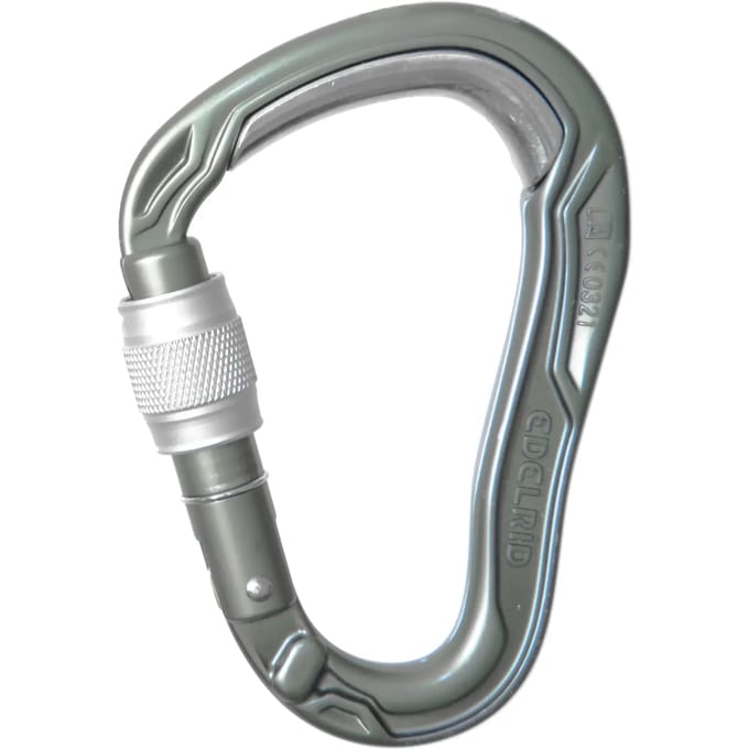 Edelrid Hms Bulletproof Screw Karabijnhaak Grijs