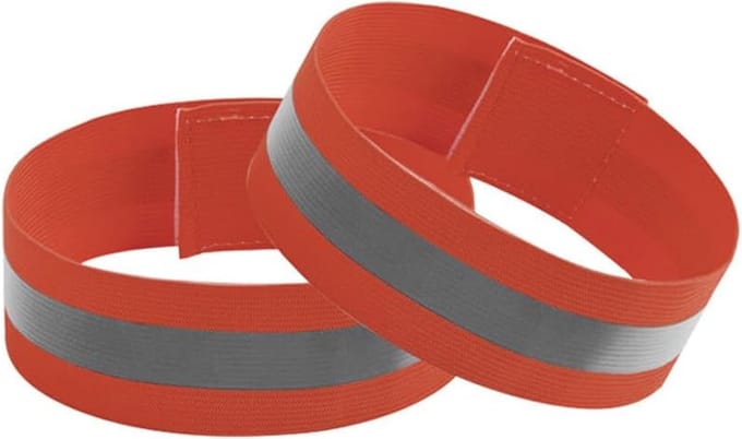 Doodadeals® 4-Pack Reflecterende Armbanden – Hardlopen – Sportarmband - Oranje