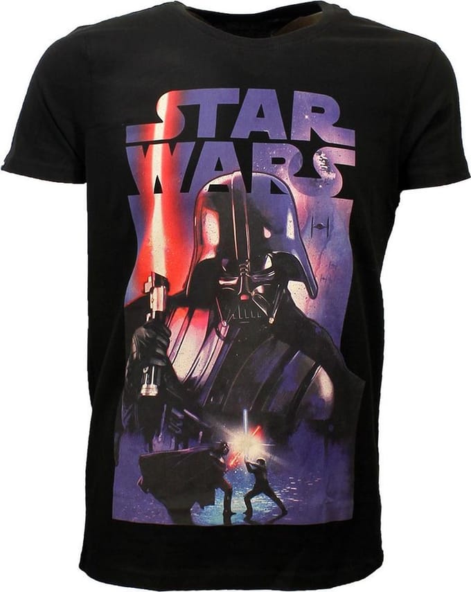 Star Wars Vintage Poster Darth Vader T-Shirt - Officiële Merchandise - M
