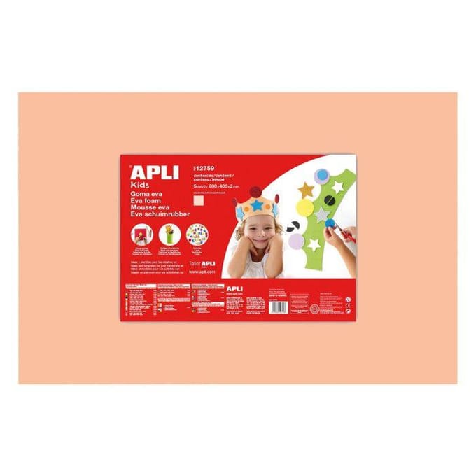 Apli Agipa - Mousse EVA thermoformable 40x60 cm Peau 5 feuilles
