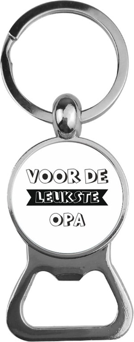 Bieropener Glas -  Voor De Leukste Opa