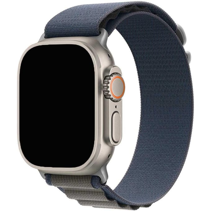 2+1 | Apple Watch Bandje Alpine - Nylon - Blauw
