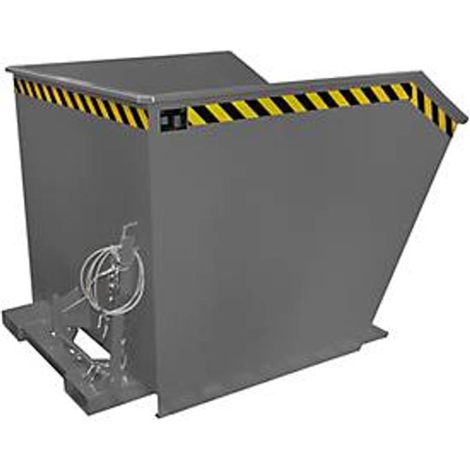 Kiepbak type GU, 1500 liter, grijs