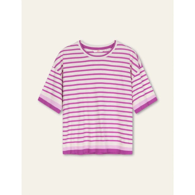 Oilily Tonks Stripes T-Shirt - Paars - S