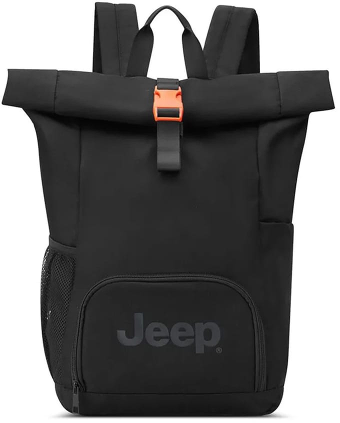 Jeep J0374762000 Rolltop 22l Rugzak Zwart XS